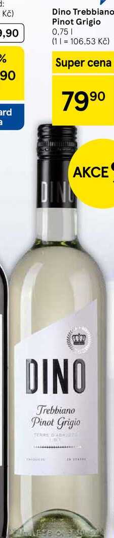 Dino Trebbiano Pinot Grigio, 0.75 l