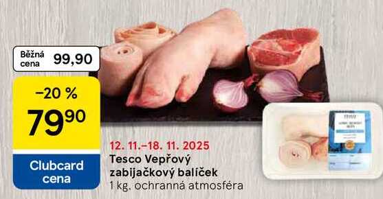 Tesco Vepřový zabijačkový balíček, 1 kg