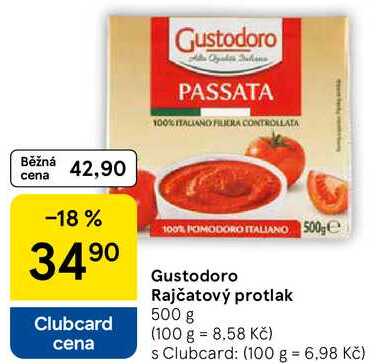 Gustodoro Rajčatový protlak, 500 g 