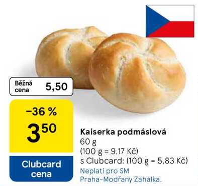 Kaiserka podmáslová, 60 g 