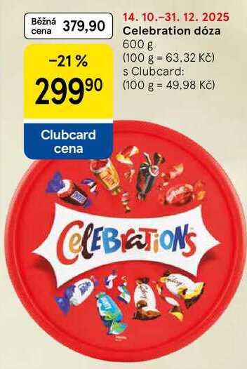Celebration dóza, 600 g