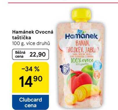 Hamánek Ovocná taštička, 100 g 