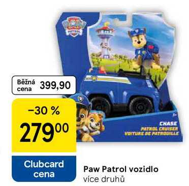 Paw Patrol vozidlo více druhů