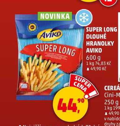 SUPER LONG DLOUHÉ HRANOLKY AVIKO, 600 g