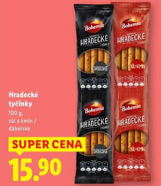 Hradecké tyčinky, 100 g