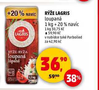 RÝŽE LAGRIS loupaná, 1,2 kg 