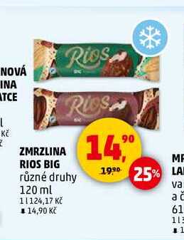 ZMRZLINA RIOS BIG, 120 ml 