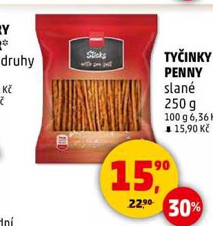 TYČINKY PENNY, 250 g