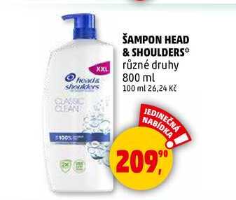 ŠAMPON HEAD & SHOULDERS, 800 ml
