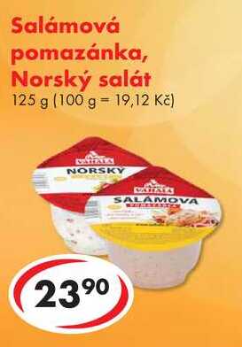 Salámová pomazánka, Norský salát, 125 g