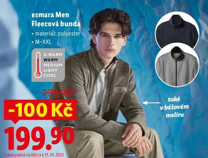 esmara Men Fleecová bunda