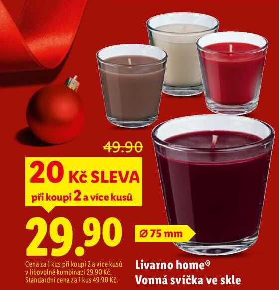Livarno home Vonná svíčka ve skle 