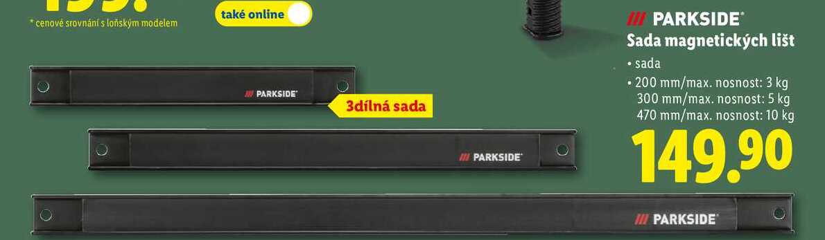 PARKSIDE Sada magnetických lišt 