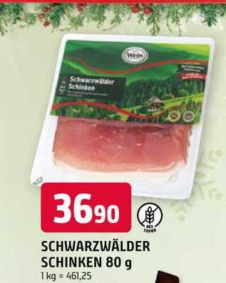 SCHWARZWÄLDER SCHINKEN 80 g 