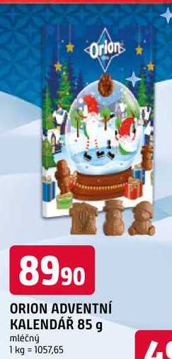 ORION ADVENTNÍ KALENDÁŘ 85 g