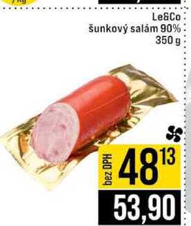 Le&Co šunkový salám 90% 350 g