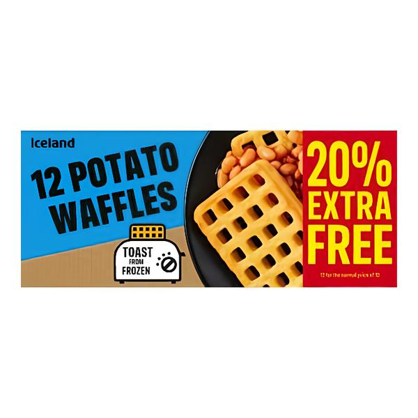 Iceland Bramborové vafle 12ks