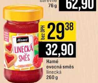 Hamé ovocná směs linecká 260 g 