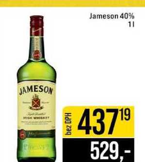 Jameson 40% 1l