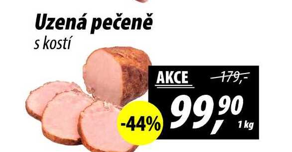 Uzená pečeně s kostí, 1 kg
