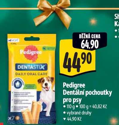 Pedigree Dentální pochoutky pro psy 110 g