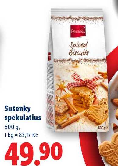 Sušenky spekulatius, 600 g