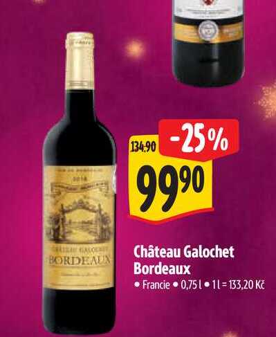   Château Galochet Bordeaux 0,75 l