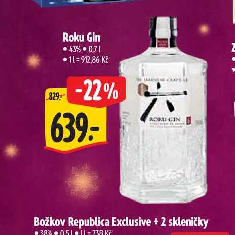 Roku Gin 43% 0,7 l