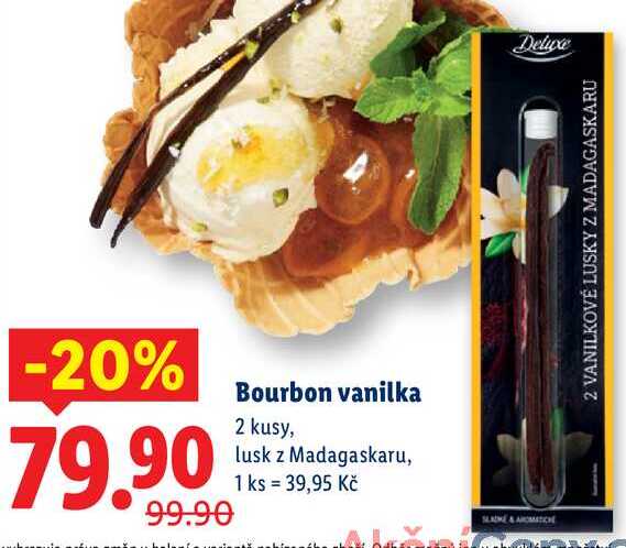 Bourbon vanilka, 2 kusy