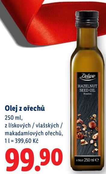 Olej z ořechů, 250 ml