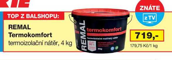 Termokomfort termoizolační nátěr, 4 kg