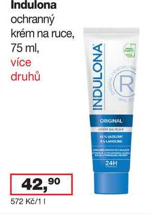 Indulona krém 75ml na ruce, vybrané druhy