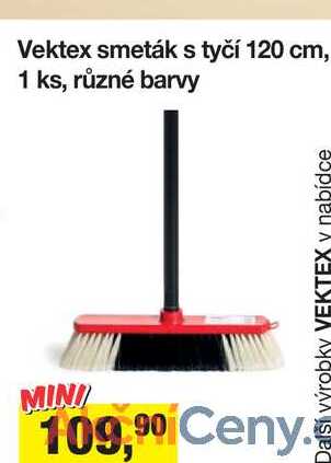 Vektex smeták s tyčí 120 cm, 1 ks,