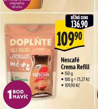 Nescafé Crema Refill 150 g