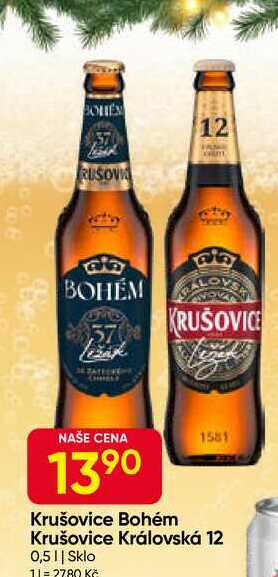 Krušovice královská 12° 0,5l 
