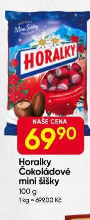 Horalky Čokoládové mini šišky 100 g