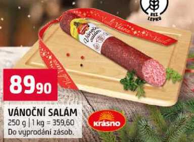 VÁNOČNÍ SALAM 250 g