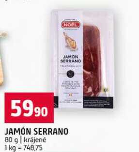 JAMÓN SERRANO 80 g