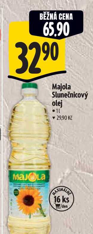 Majola Slunečnicový olej 1 l