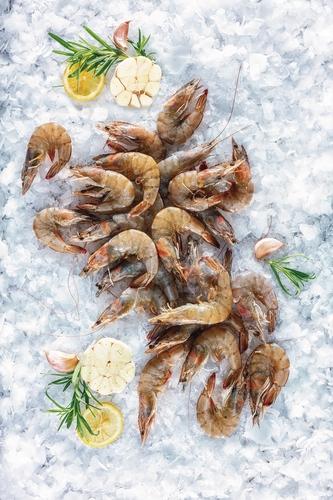 Krevety celé nevařené, 1 kg