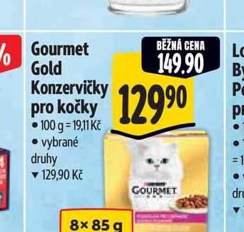 Gourmet Gold Konzervičky pro kočky 100 g