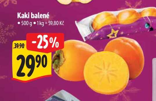 Kaki balené 500 g  
