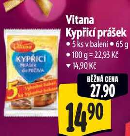 Vitana Kypřicí prášek 5 ks, 65 g