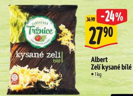 Albert Zelí kysané bílé, 1 kg