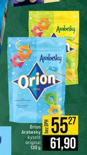 Orion Arabesky kyselé original 130 g