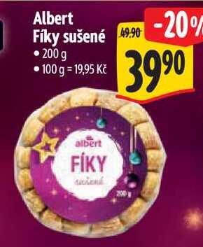 Albert Fíky sušené, 200 g