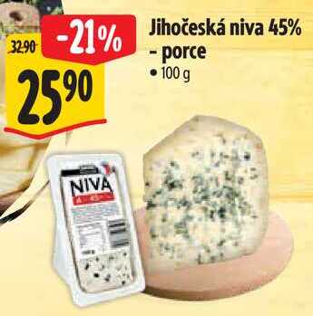 Jihočeská niva 45% - porce, 100 g