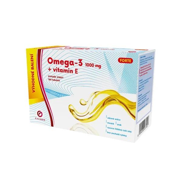 Omega-3 forte 1000mg + vitamin E 180 tobolek Galmed
