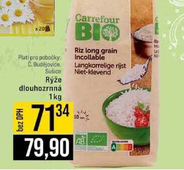 Rýže dlouhozrnná 1kg