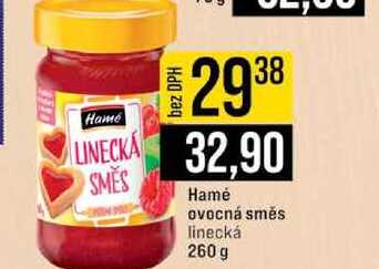 Hamé ovocná směs linecká 260 g
